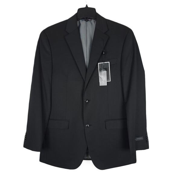 Sean John Men's Classic-Fit Suit Jacket Black Solid 46L NWT - Picture 1 of 7